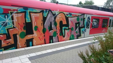 Graffiti Train - Photo by gartenzwerg - hacf