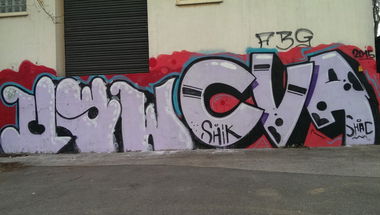 Graffiti Bombing - Photo by gartenzwerg - usw, cva