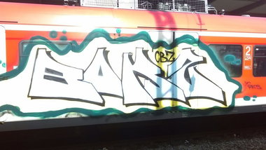 Graffiti Train - Photo by gartenzwerg - bokz, cbz
