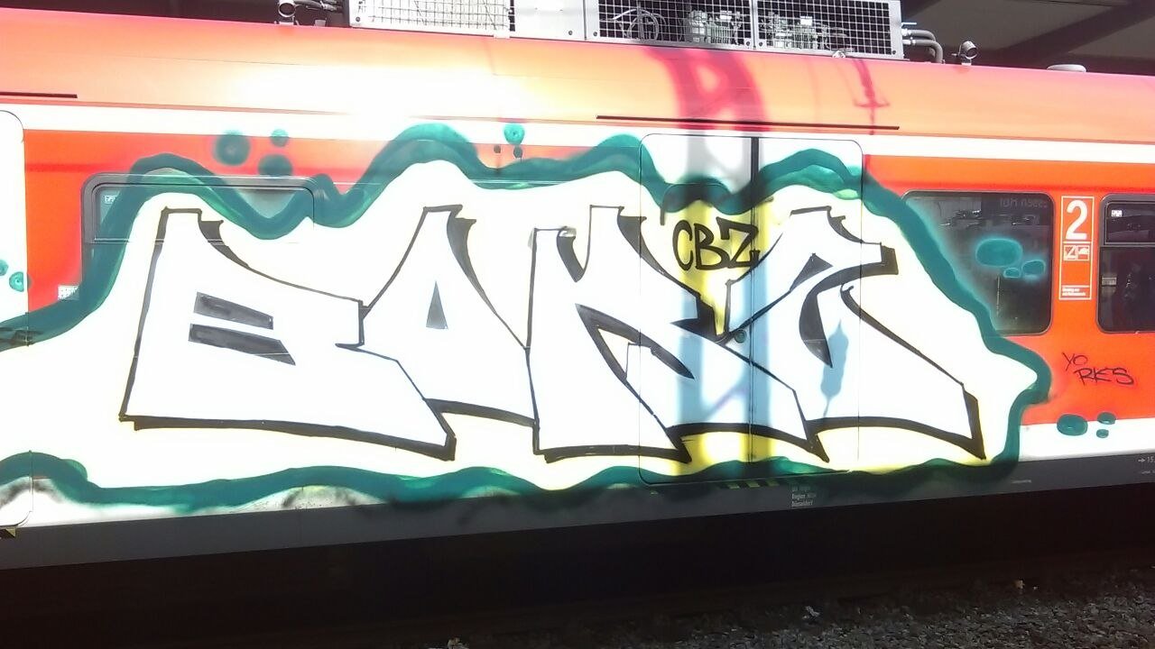 Graffiti Train - Photo by gartenzwerg - bokz, cbz