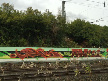 Graffiti Bombing - Photo by gartenzwerg - iris, Anul