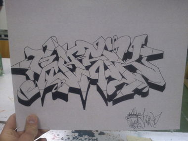 Graffiti Sketch - Photo by gask1 (2014)