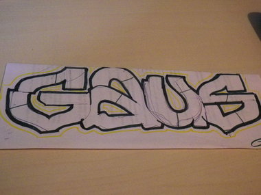 Graffiti Sketch - Photo by gausone (2014)