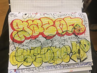 Graffiti Wall - Photo by gazon1