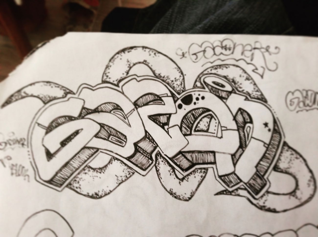 Graffiti Sketch - Photo by gazon1