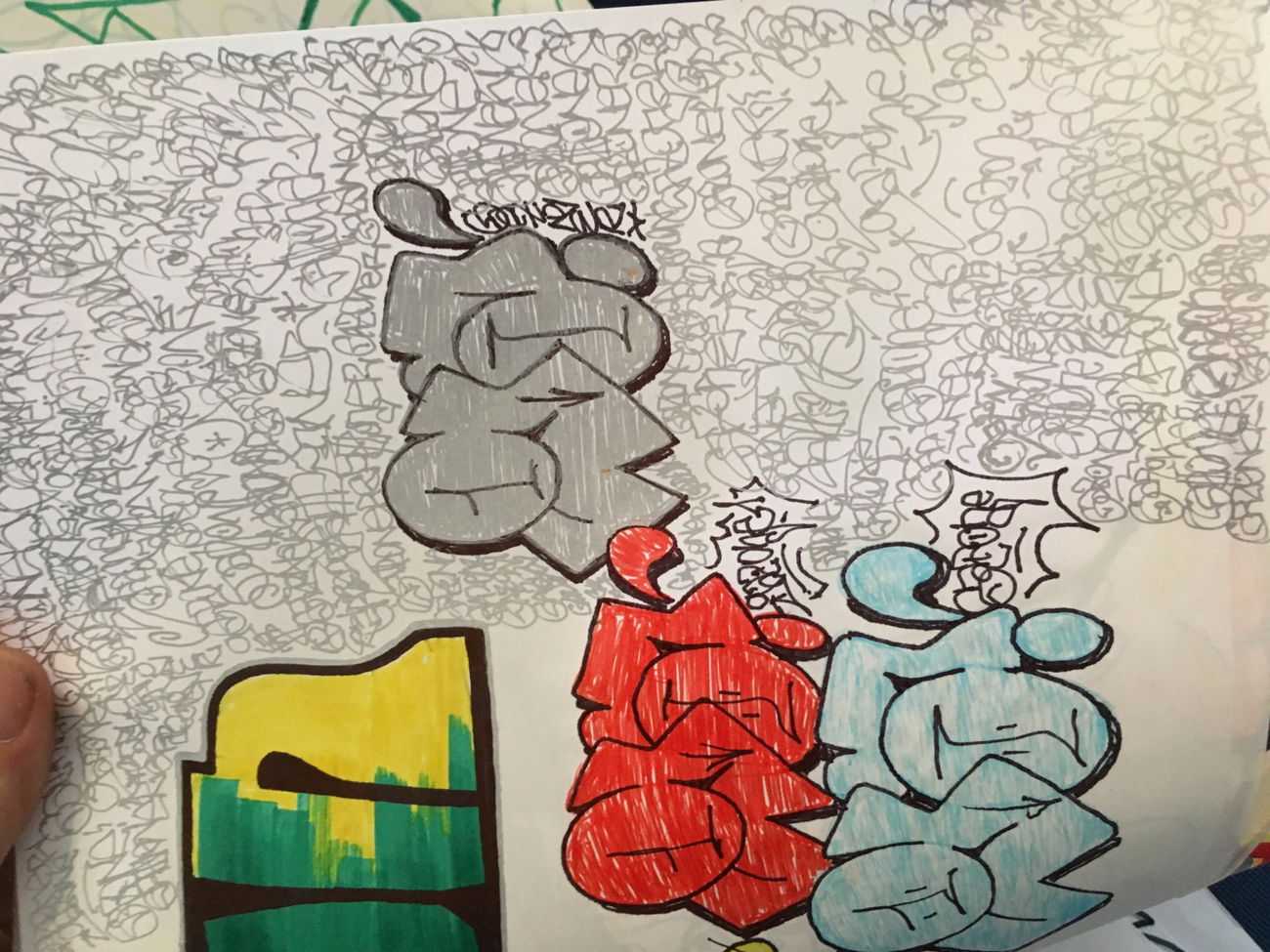 Graffiti Sketch - Photo by gazon1 - throuwie