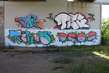 Graffiti Wall in Gera - Photo by geracity - tekno, deos