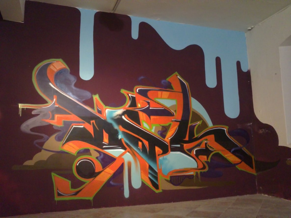 Graffiti Wall in Gera - Photo by geracity - dark