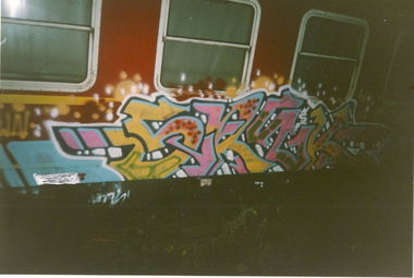 Graffiti Train - Photo by geracity