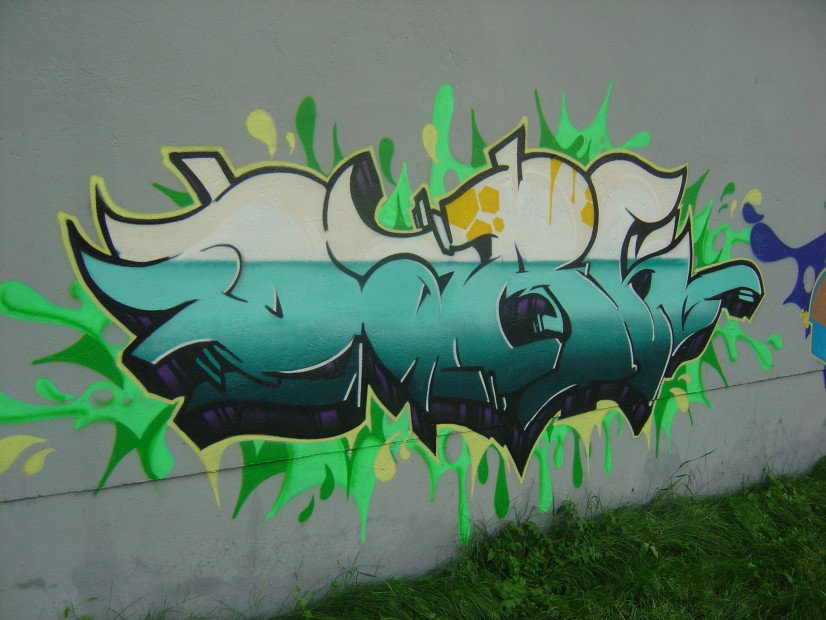 Graffiti Wall in Gera - Photo by geracity - Dark