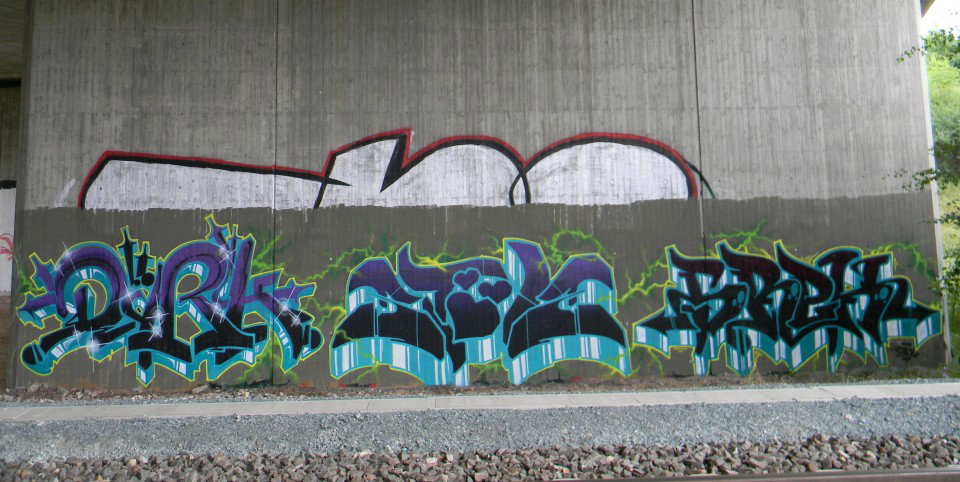 Graffiti Wall in Gera - Photo by geracity - Dark, Stolz, Srek