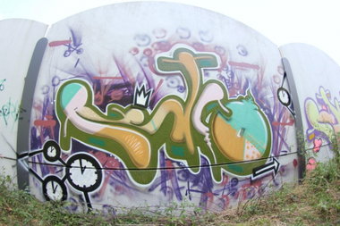 Graffiti Wall in Gera - Photo by geracity - Retro (2012)