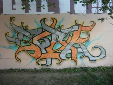 Graffiti Wall in Gera - Photo by geracity - Sork, S&S (2011)
