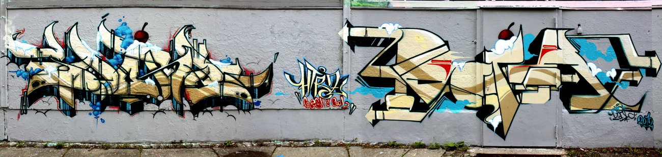 Graffiti Wall in Gera - Photo by geracity - Store, Dark (2012)