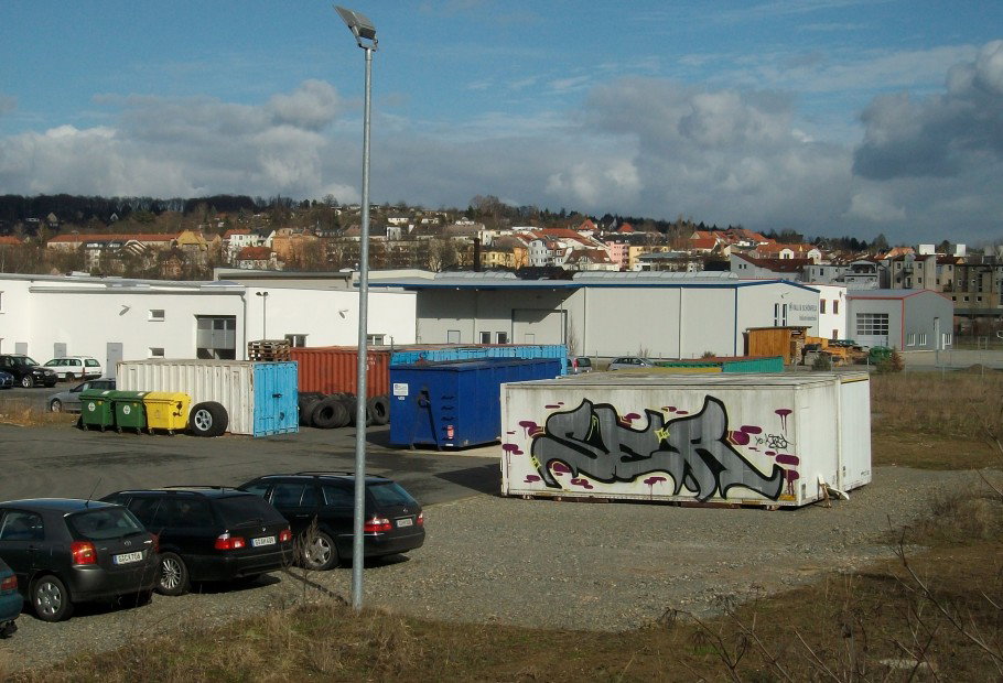 Graffiti Bombing in Gera - Photo by geracity - Ser (2011)