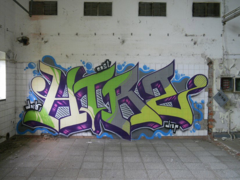Graffiti Wall in Gera - Photo by geracity - Htrz (2010)