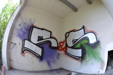 Graffiti Wall in Gera - Photo by geracity - S&S, Sork, Ser (2013)