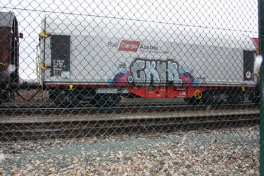 Graffiti Train in Gera - Photo by geracity - Ekur (2012)