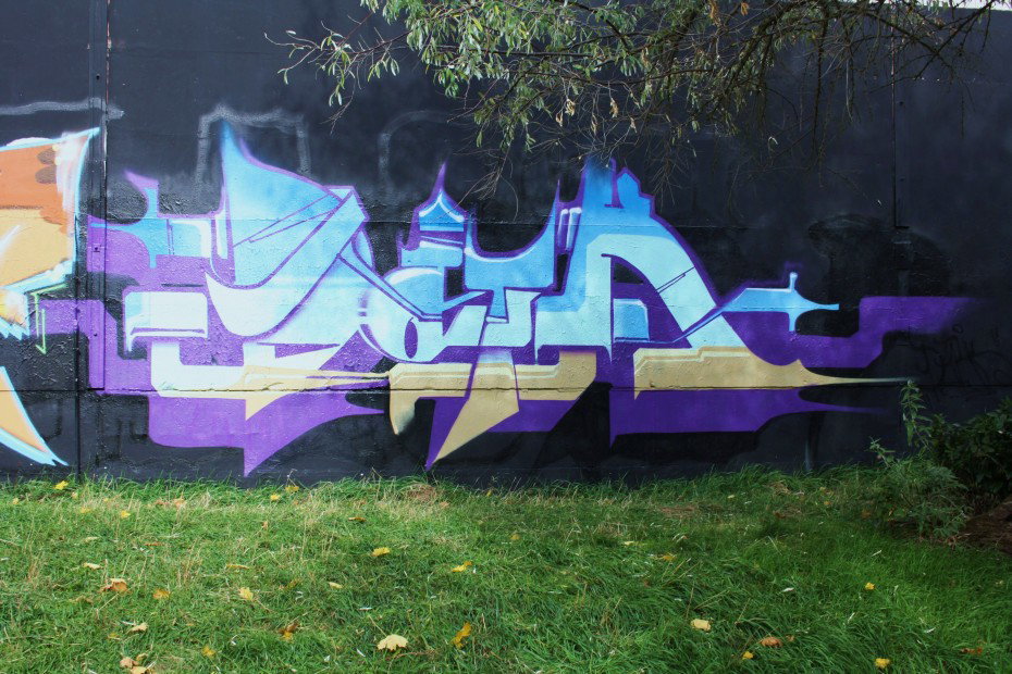 Graffiti Wall in Gera - Photo by geracity - Dark (2011)