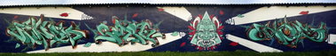 Graffiti Wall in Gera - Photo by geracity - Venom, Sork, Can (2012)