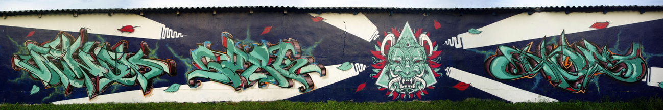 Graffiti Wall in Gera - Photo by geracity - Venom, Sork, Can (2012)