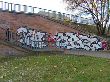 Graffiti Bombing in Mainz - Photo by geracity - Team, org (2012)