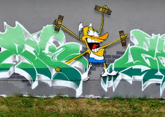 Graffiti Wall in Gera - Photo by geracity - Sork, Dark, Zeus (2012)