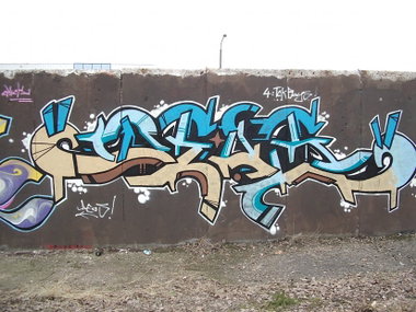 Graffiti Wall in Gera - Photo by geracity - Deos (2006)