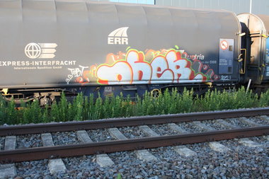 Graffiti Train in Gera - Photo by geracity - Oder (2012)