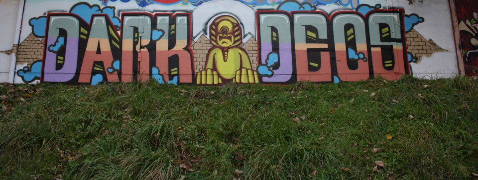 Graffiti Wall in Gera - Photo by geracity - Dark, Deos (2012)
