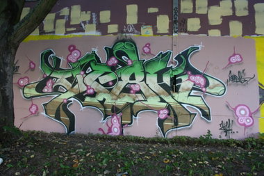 Graffiti Wall in Gera - Photo by geracity - Sork, S&S (2011)