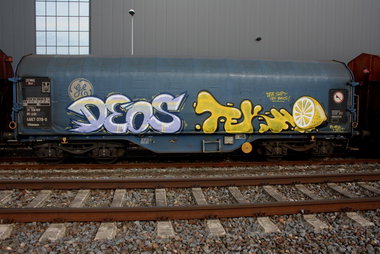 Graffiti Train in Gera - Photo by geracity - Deos, tekno (2011)