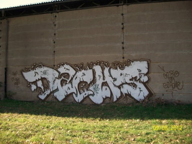 Graffiti Wall in Gera - Photo by geracity - Dachs (2012)