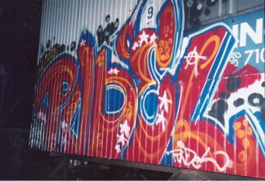 Graffiti Wall in Gera - Photo by geracity - Pudel (1998)