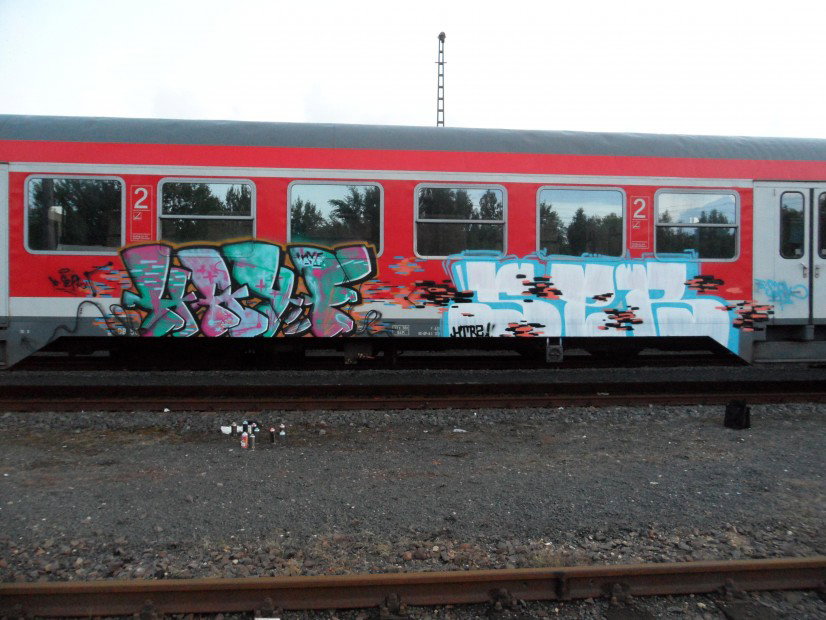Graffiti Train - Photo by geracity - Hay.f, Ser (2010)