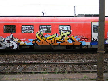 Graffiti Train in Gera - Photo by geracity - Dark (2012)