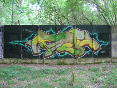 Graffiti Wall in Gera - Photo by geracity - Fack, Cwr, id (2007)