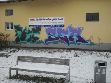 Graffiti Wall in Gera - Photo by geracity - Kery, Ser (2012)