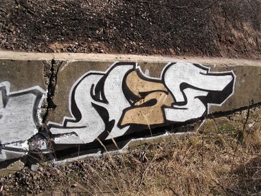 Graffiti Bombing in Gera - Photo by geracity - Nsf (2006)