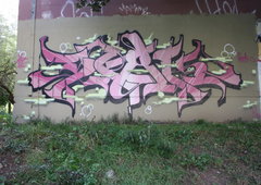 Graffiti Wall in Gera - Photo by geracity - Sork, S&S (2011)