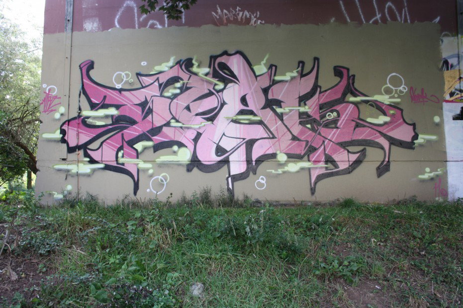 Graffiti Wall in Gera - Photo by geracity - Sork, S&S (2011)