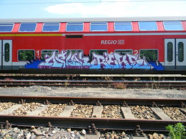 Graffiti Wall in Gera - Photo by geracity - Aphok, Reks (2011)