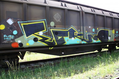 Graffiti Train - Photo by geracity - Tekno