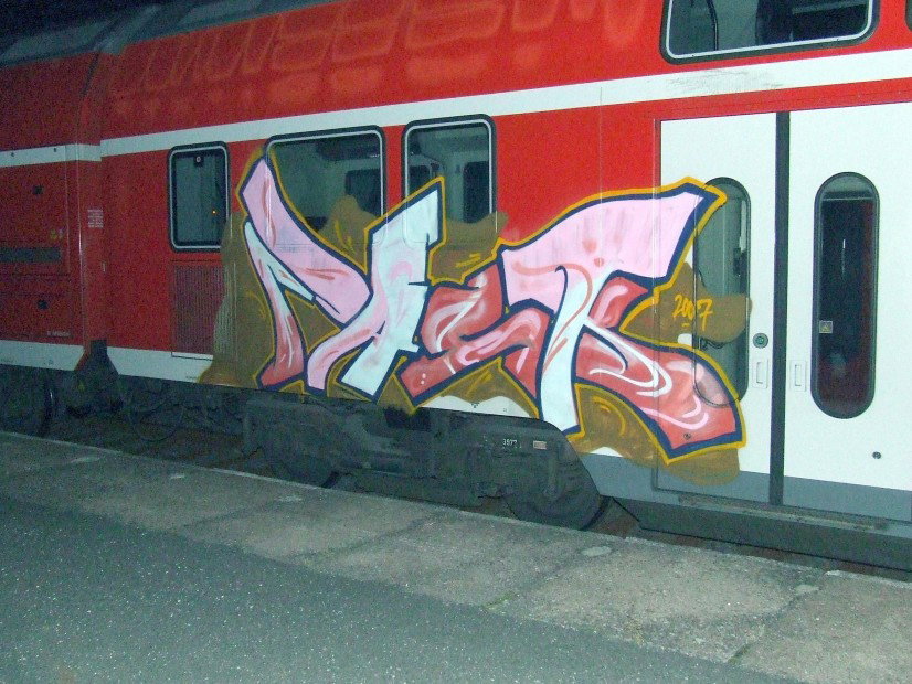 Graffiti Train in Gera - Photo by geracity - Feck (2007)