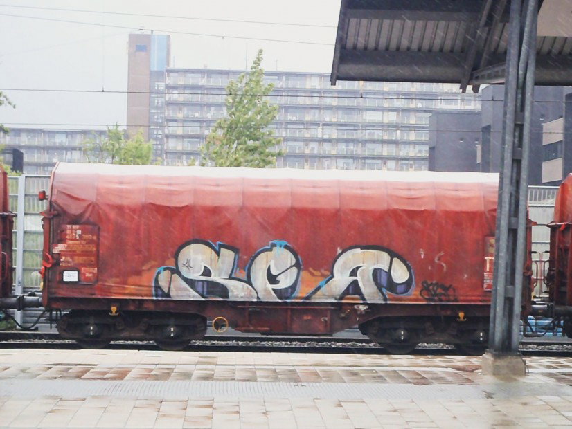 Graffiti Train - Photo by geracity - Ser, S&S (2012)