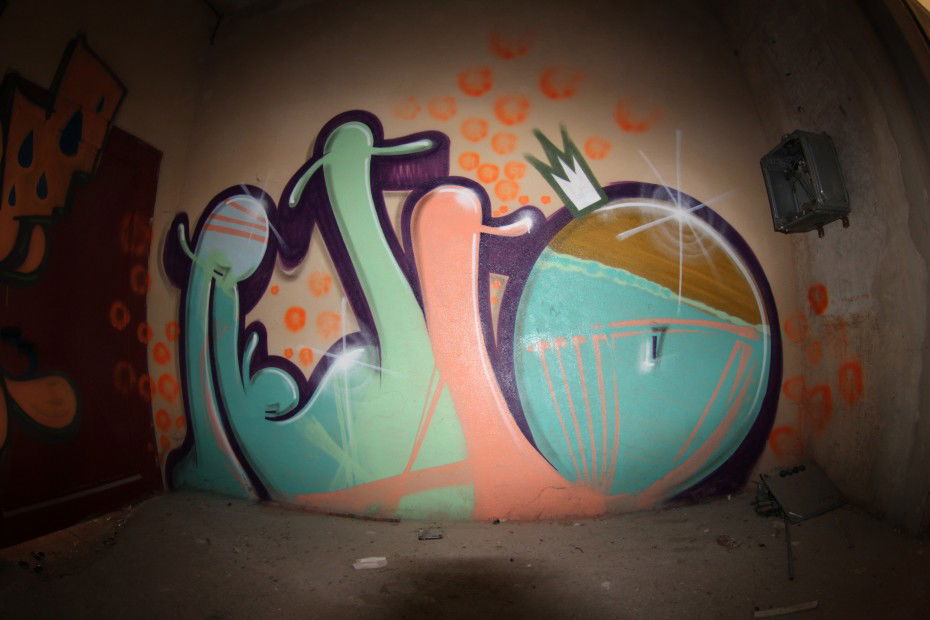 Graffiti Wall in Gera - Photo by geracity - Retro (2011)