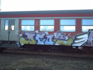 Graffiti Train in Gera - Photo by geracity - Deos (2007)
