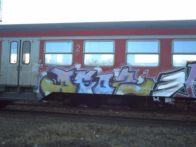 Graffiti Train in Gera - Photo by geracity - Deos (2007)
