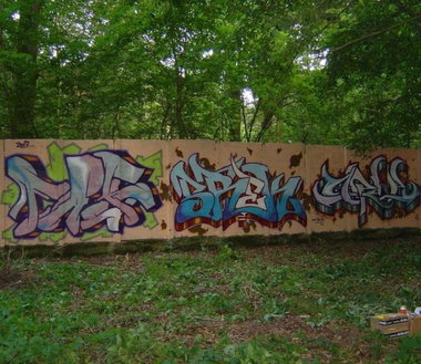Graffiti Wall in Gera - Photo by geracity - Fack, Srek, Aphok (2007)