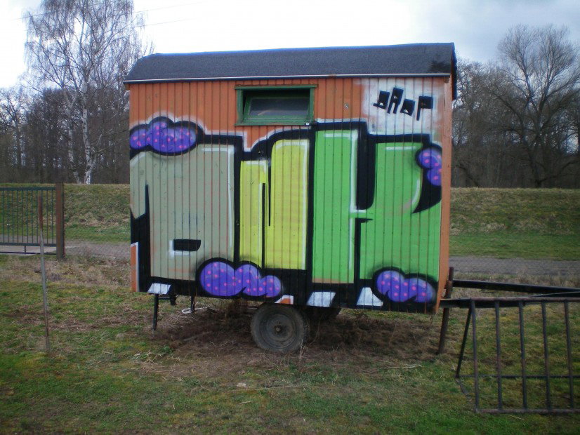 Graffiti Bombing in Gera - Photo by geracity - DNK
